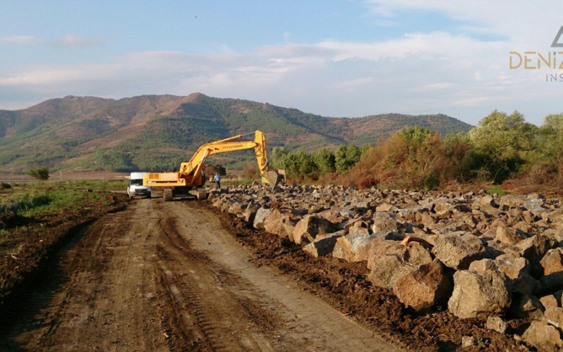 أعمال بناء جدار أمن الحدود في غازي عنتاب منطقة إصلاحية وكركاميش إلشيرلي