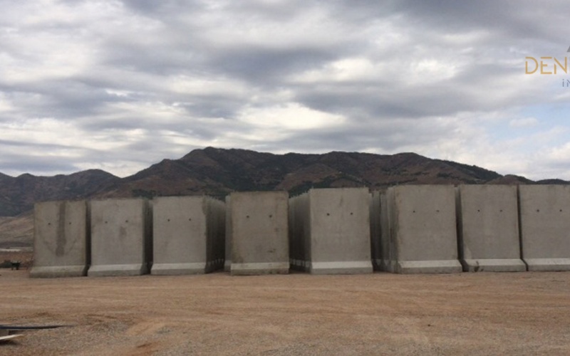 أعمال بناء جدار أمن الحدود في غازي عنتاب منطقة إصلاحية وكركاميش إلشيرلي