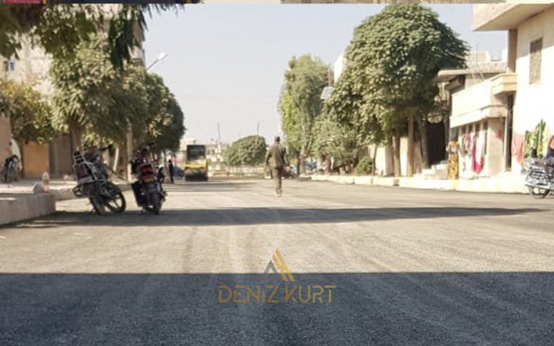 Gaziantep Valiliği Suriye Cerablus Yerel Meclisi Asfalt Yapım İşi