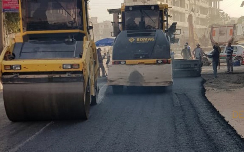 Gaziantep Valiliği Suriye Cerablus Yerel Meclisi Asfalt Yapım İşi