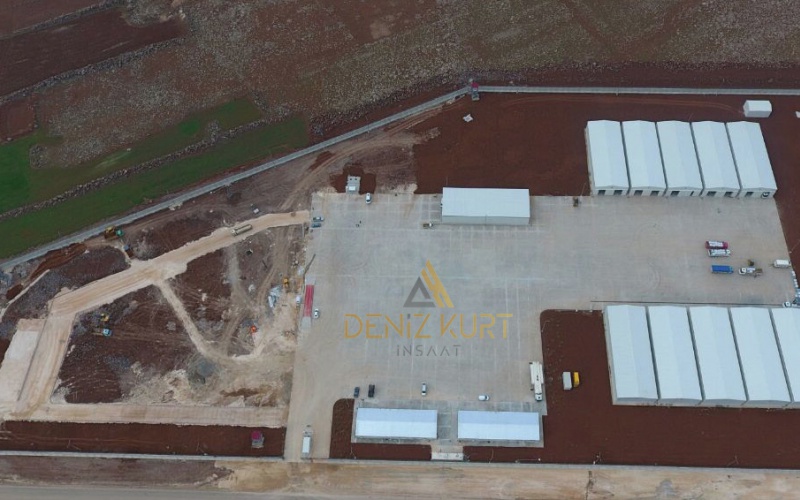 سوريا أعمال بناء مستودع لوجستية في الراعي 