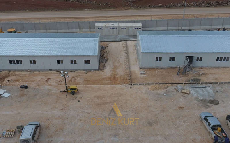 سوريا أعمال بناء مستودع لوجستية في الراعي 