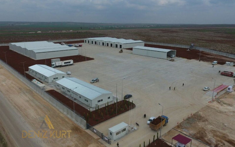 سوريا أعمال بناء مستودع لوجستية في الراعي 